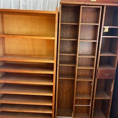 無料　本棚、収納棚（木製）