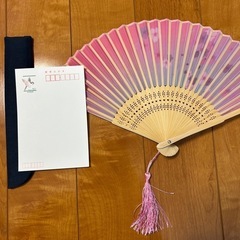 扇子　フォールディングファン　folding fun ケース付きの画像