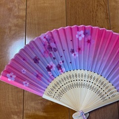 扇子　フォールディングファン　folding fun ケース付きの画像