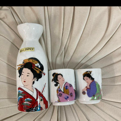 京都舞妓さんとっくり　おちょこ　未使用