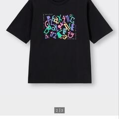 GU グラフィックTシャツ Lサイズ メンズ プリントTシャツ 古着の画像