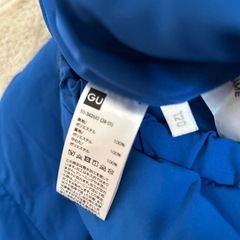 GU青アウター☆120サイズの画像