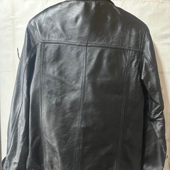 レザージャケット、ベストセットの画像