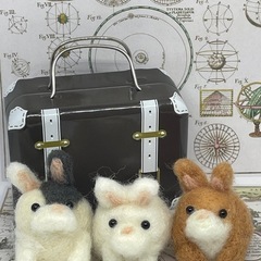うさぎさんとミニトランクセットの画像