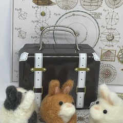 うさぎさんとミニトランクセットの画像