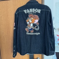 VANSON バンソン　トムとジェリー　デニムシャツ
の画像