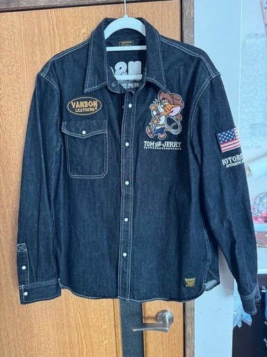 VANSON バンソン　トムとジェリー　デニムシャツ