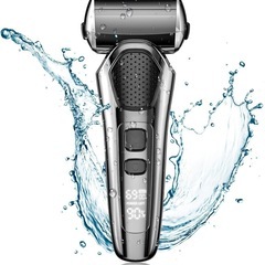 新品 シェーバー メンズ 電動 電気シェーバー 髭剃り LEDデ...