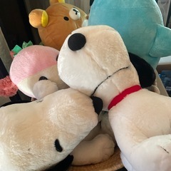 かわいいぬいぐるみ　スヌーピー　リラックマなど