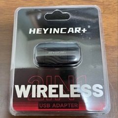 【新品】両端ヘッドワイヤレスアダプターHEYINCAR+CarPlayの画像
