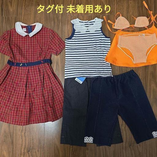 新品有　ファミリア　パンツ　ワンピース　110　120　半袖　女の子　まとめ売り　Tシャツ ロンT トレーナー パーカー 女の子 男の子 保育園入園準備 出産準備 まとめ売り