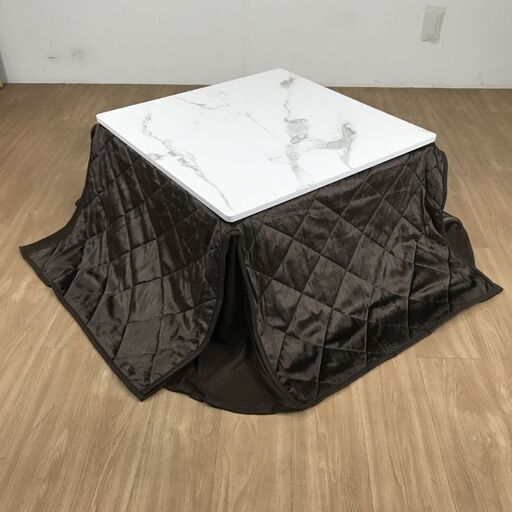 【新品】☆折れ脚布団付きこたつ68 石目タイプ☆