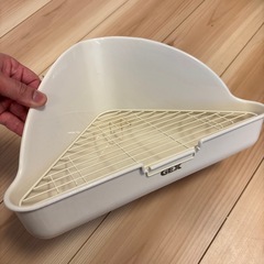 うさぎ用トイレ、チモシー入れの画像