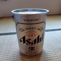 アサヒ　スーパードライ　缶バケツ