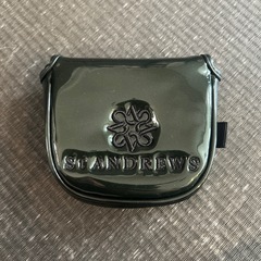 ST ANDREWS パターカバー グリーン　エナメル質