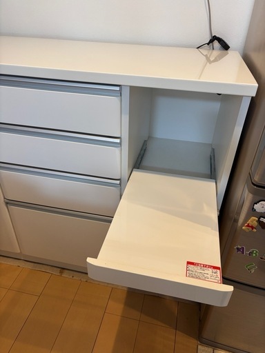 幅180【美品ニトリ】10万リガーレ組み合わせキッチンボード/チェスト/食器棚 幅180【美品ニトリ】10万リガーレ組み合わせキッチンボード/チェスト