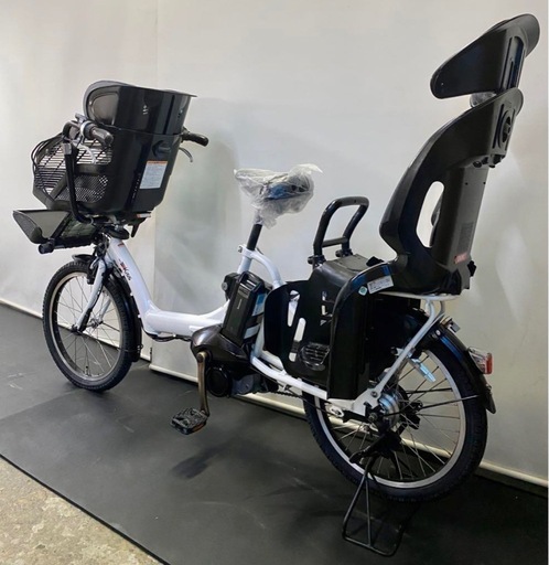 業界最長1年保証 送料無料　ヤマハ　パスキッス　20インチ 白色　電動アシスト自転車　g403