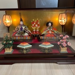 美品✨そのまま飾れる雛人形　