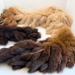 ★¥2,000★レッキス ストール★ブラウン系グラデーションミックス★新品/未用品★の画像