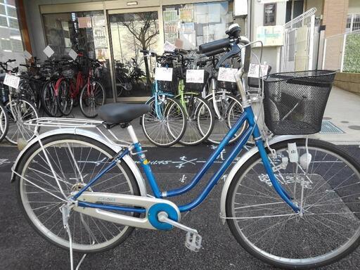 中古自転車３４２０　　２６インチ　ギヤなし　ダイナモライト