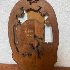2点　北海道　インテリア　工芸品　木彫り　飾り　置き物の画像