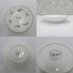 NIKKO (ニッコー) 食器 nikko healing garden ヒーリングガーデン  ケーキ皿 フルーツ皿 ティーポット ミルクポット  草花 【キモノオフ野々市若松店】の画像