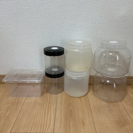 クワガタ虫　カブトムシ　菌糸瓶　飼育ケース　幼虫飼育