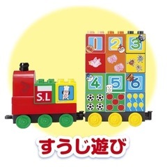 BlockLabo ブロックラボ アンパンマン SLマンと1 2 3!すうじブロックセットの画像