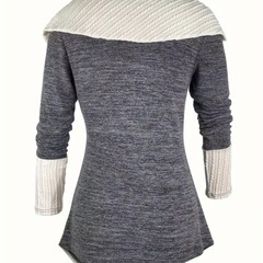 レディース 長袖トップス グレー
の画像