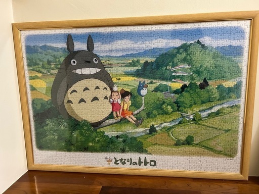 ジブリ　パズル　額縁入り
