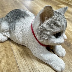 猫　置き物の画像