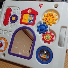 「再値下げしました」ベビーサークル(ミュージカルキッズランドDX＋追加板2枚)の画像