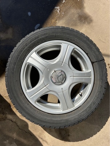 中古　アルミホイール　タイヤセット　155/65R13