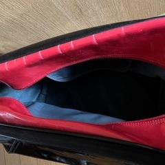 NIKEエナメルバッグ大　usedの画像