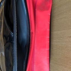NIKEエナメルバッグ大　usedの画像