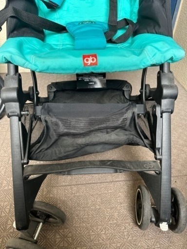 ポキット POCKIT gb 折りたたみベビーカー B型 軽量 ブルーターコイズ