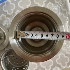 【新品未使用】キッチン ラッチ ドレンプラグ シンク ステンレスシンク フィルター 水頭 排水管 バスケット ドレン栓の画像
