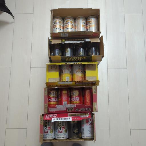 お酒　缶ビール　チューハイ