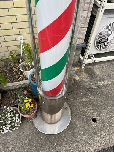 中古 理容サインポール 喜多アイディアK-7337型