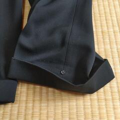 メンズ ブラック フォーマルスーツ 165くらい  中古     の画像