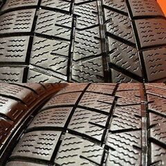 【DUNLOP WINTER MAXX WM03 215/50R17】スタッドレス【BALMINUM 17インチ 7J5HPCD114.3+53】21年製 レヴォーグ等　(KTN292)の画像