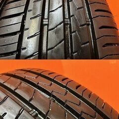 【FALKEN ZIEX ZE310RA 205/55R16】夏タイヤ【VW ゴルフ 純正ホイール 16インチ 6.5J5HPCD112+50】23年製 バリ溝　(KTM304)の画像