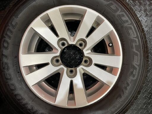 【BS DUELER H/L 205/70R15】夏タイヤ【社外ホイール 15インチ 5.5J5HPCD139.7】バリ溝 ジムニーシエラ等　(KTN291)