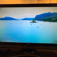 SHARP AQUOS 液晶テレビ デジタルハイビジョンの画像