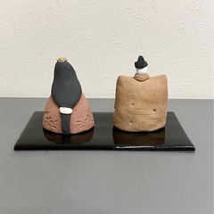益子焼 わかさま陶芸 お内裏様の画像