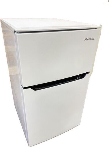ジ159/ Hisense ハイセンス 2ドア ノンフロン冷凍冷蔵庫 93L コンパクト HR-B95A 2021年製