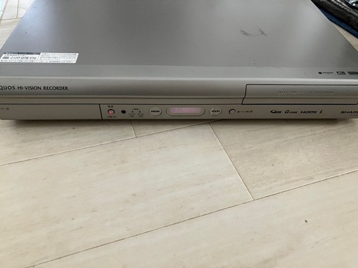 シャープDVDレコーダー