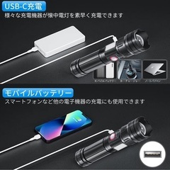 【定価3999円】LED懐中電灯 防水 の画像