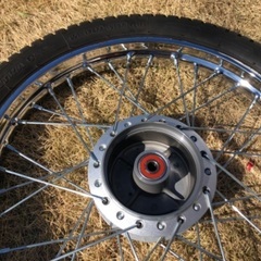 【美品】スーパーカブ　JA44（AA09 ）ホイール　前後（タイヤ付）の画像