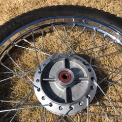 【美品】スーパーカブ　JA44（AA09 ）ホイール　前後（タイヤ付）の画像